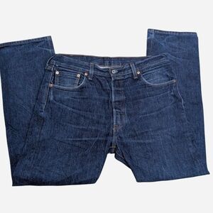 Levi's Men's Straight Leg Jeans in Dark Indigo